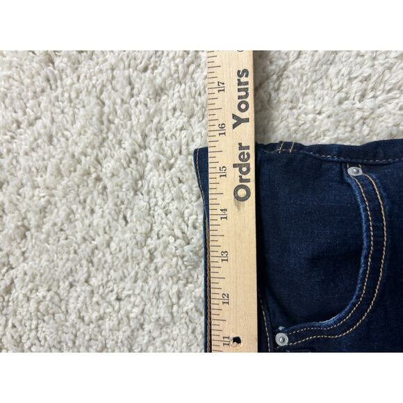 Levis Skinny Jeans Womens 31 Blue Dark Wash Mid Rise Stretch Denim Pants 31x29 - Picture 6 of 9